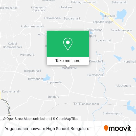 Yoganarasimhaswam High School map