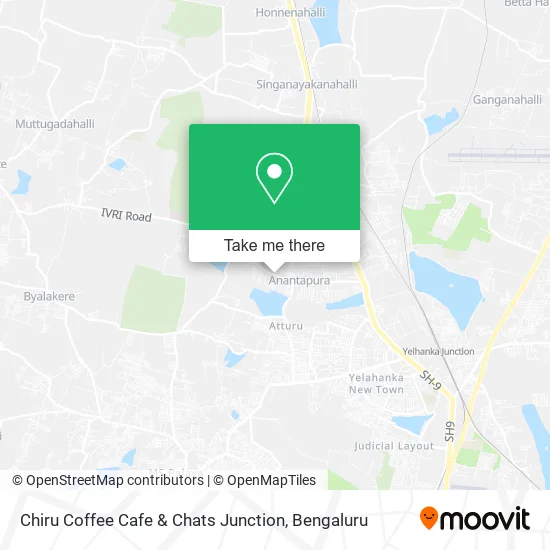 Chiru Coffee Cafe & Chats Junction map
