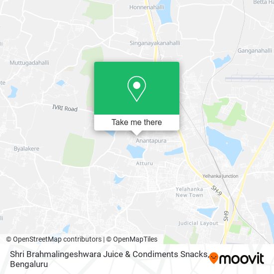 Shri Brahmalingeshwara Juice & Condiments Snacks map