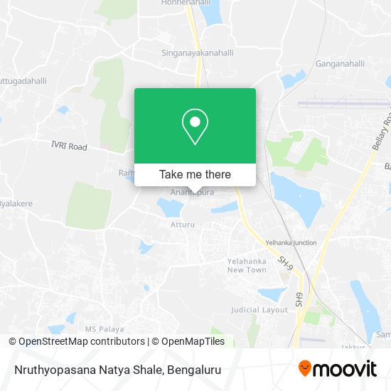 Nruthyopasana Natya Shale map