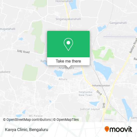 Kavya Clinic map