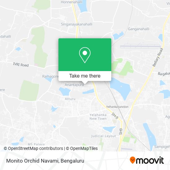 Monito Orchid Navami map