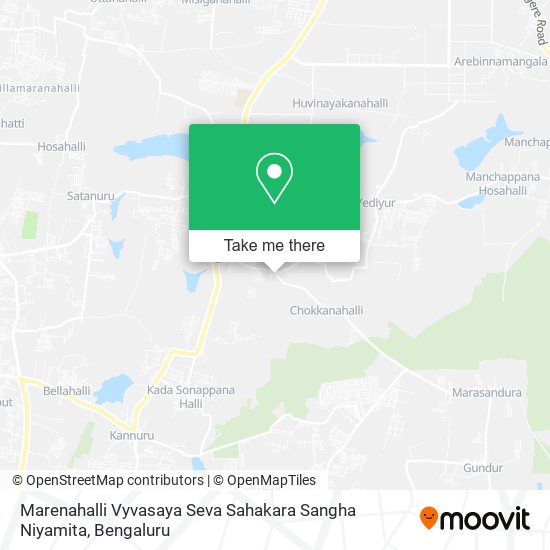 Marenahalli Vyvasaya Seva Sahakara Sangha Niyamita map