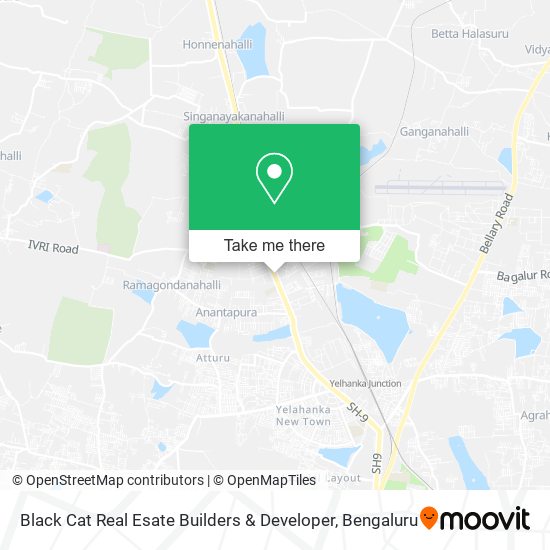 Black Cat Real Esate Builders & Developer map
