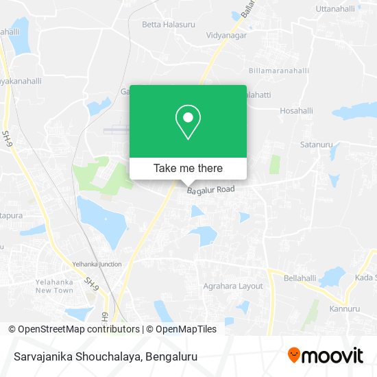 Sarvajanika Shouchalaya map