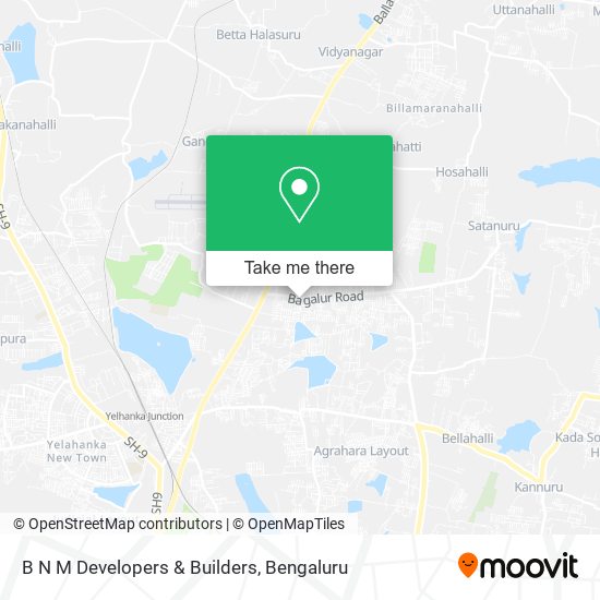 B N M Developers & Builders map