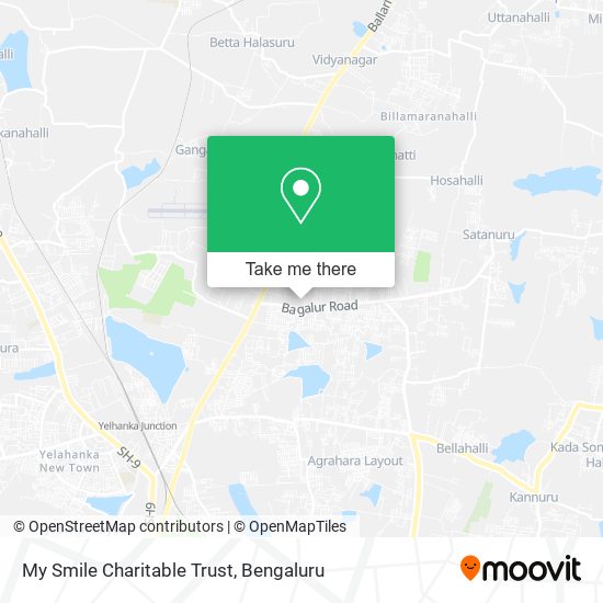 My Smile Charitable Trust map