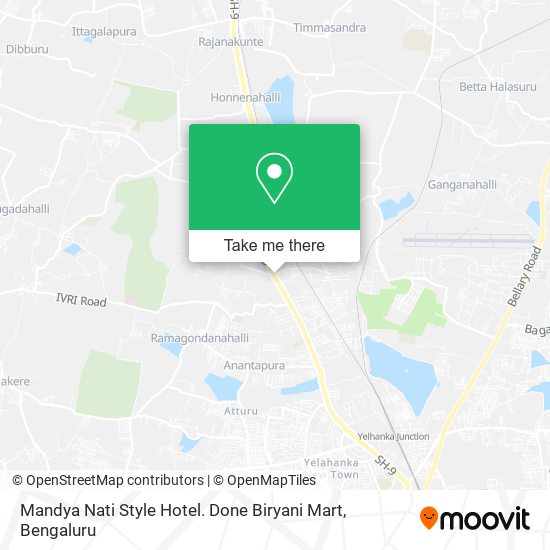 Mandya Nati Style Hotel. Done Biryani Mart map