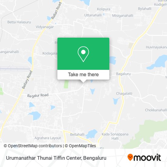 Urumanathar Thunai Tiffin Center map