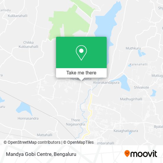 Mandya Gobi Centre map