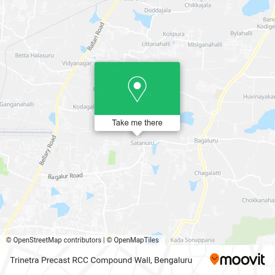 Trinetra Precast RCC Compound Wall map