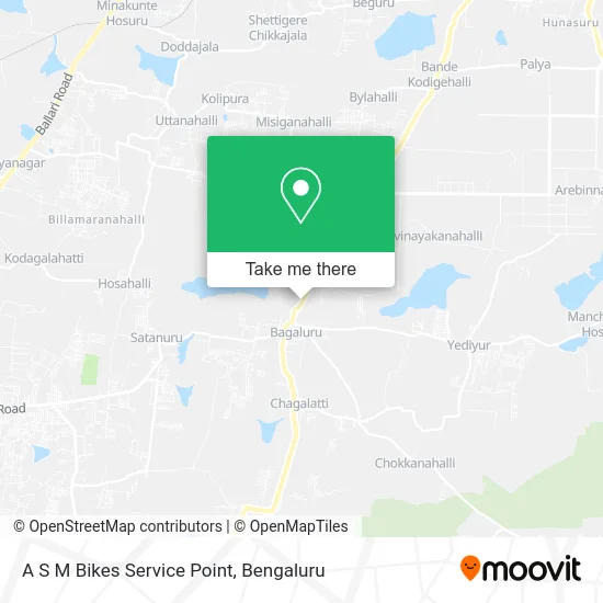 A S M Bikes Service Point map