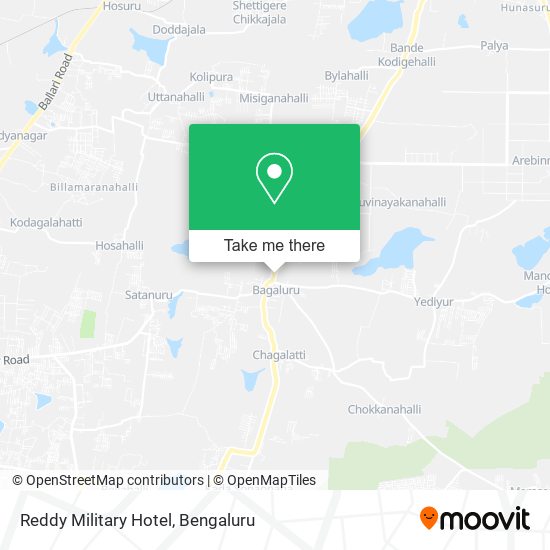 Reddy Military Hotel map