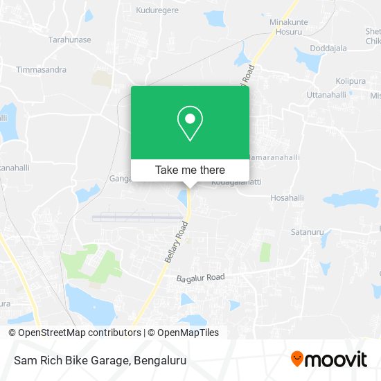 Sam Rich Bike Garage map