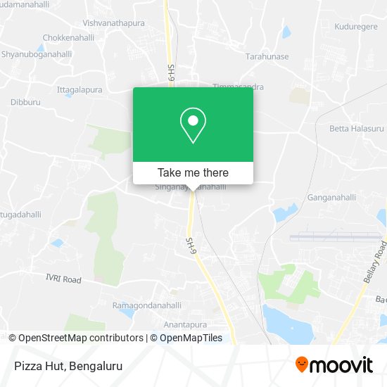 Pizza Hut map