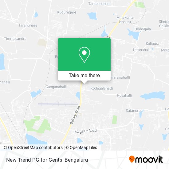 New Trend PG for Gents map