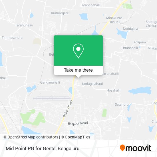 Mid Point PG for Gents map