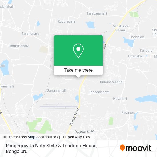 Rangegowda Naty Style & Tandoori House map