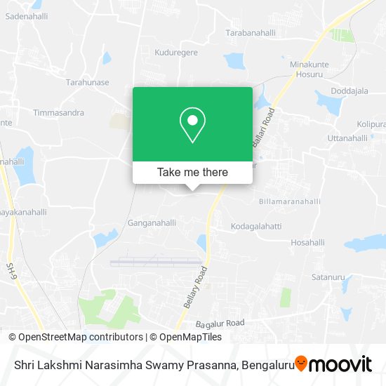 Shri Lakshmi Narasimha Swamy Prasanna map