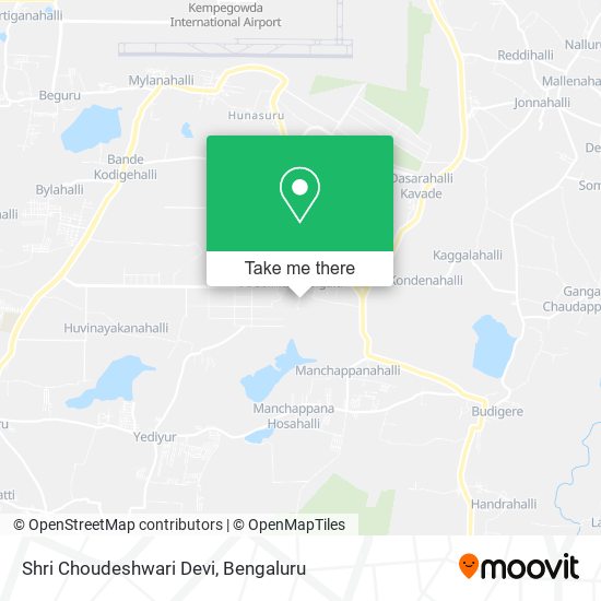 Shri Choudeshwari Devi map