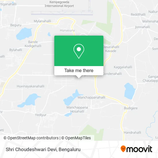 Shri Choudeshwari Devi map