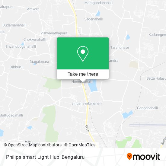 Philips smart Light Hub map