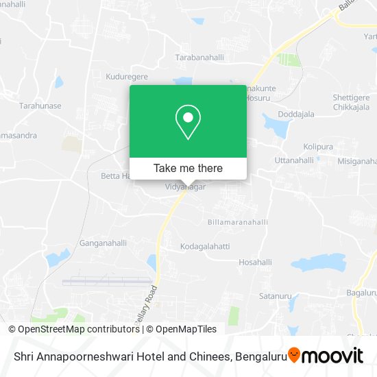 Shri Annapoorneshwari Hotel and Chinees map