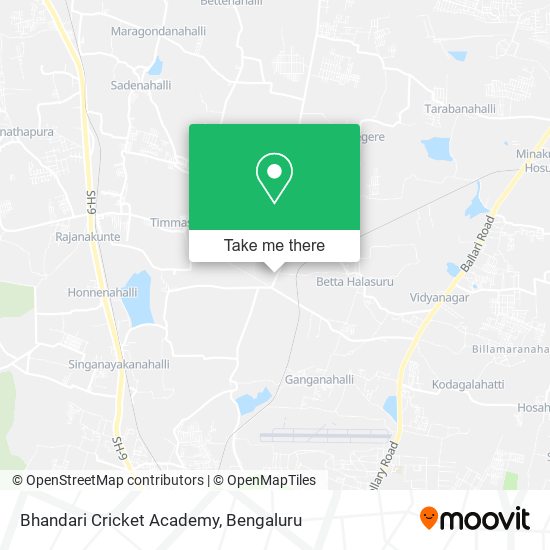 Bhandari Cricket Academy map
