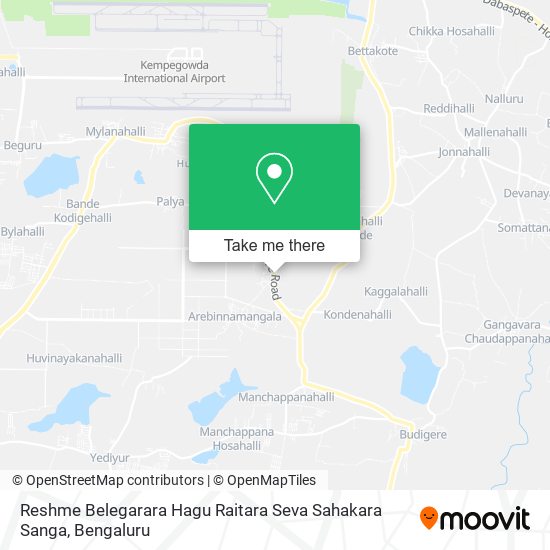 Reshme Belegarara Hagu Raitara Seva Sahakara Sanga map