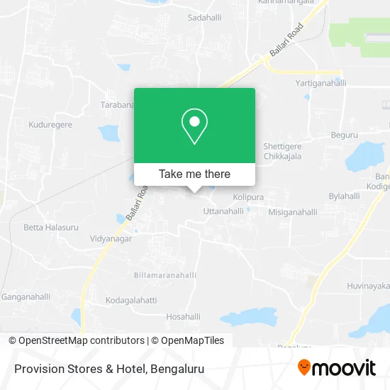 Provision Stores & Hotel map