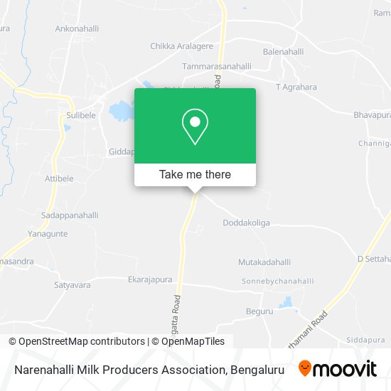 Narenahalli Milk Producers Association map