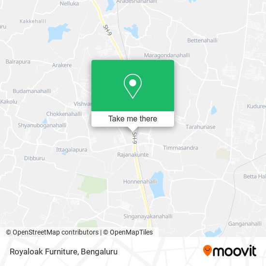 Royaloak Furniture map