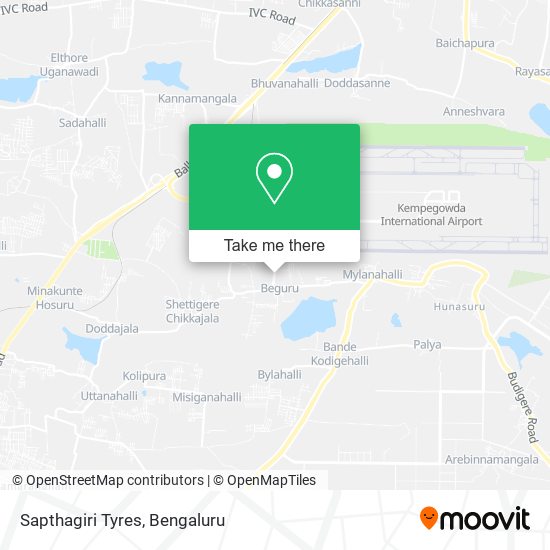 Sapthagiri Tyres map