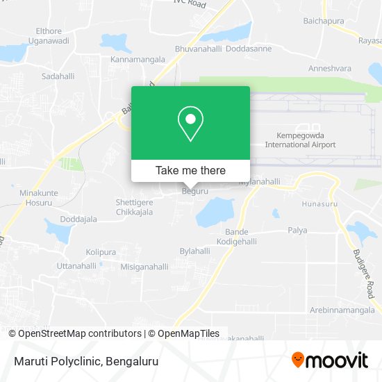 Maruti Polyclinic map