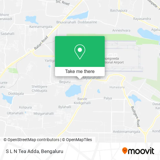 S L N Tea Adda map