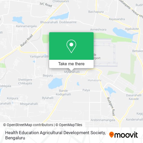 Health Education Agricultural Development Society map