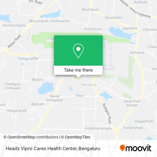 Heads Vipro Cares Health Center map