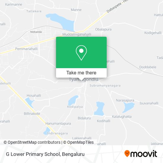 G Lower Primary School map