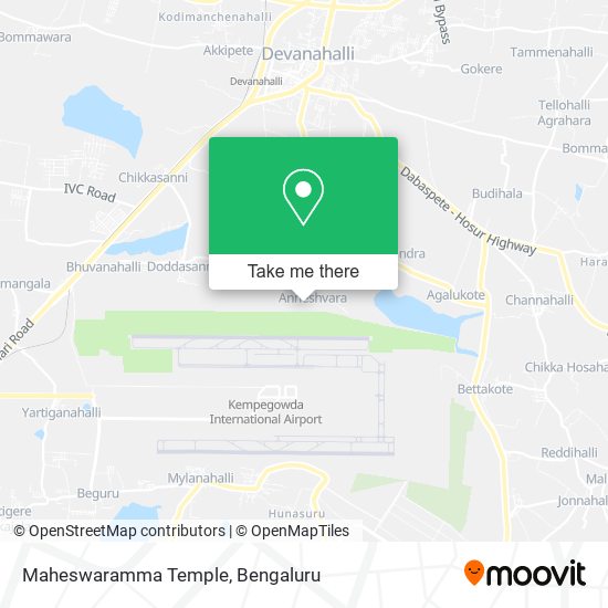 Maheswaramma Temple map