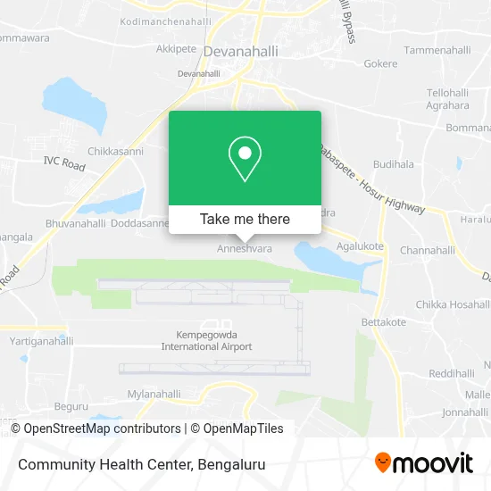 Community Health Center map