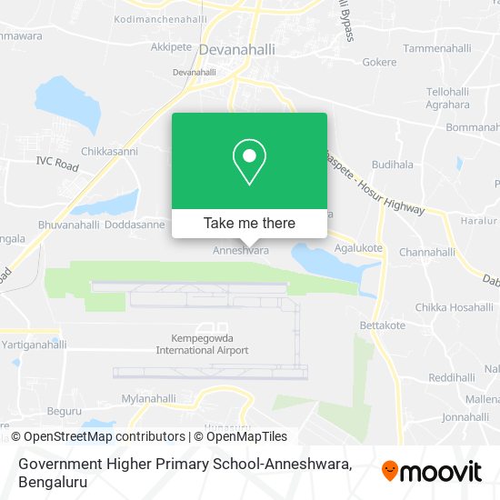 Government Higher Primary School-Anneshwara map