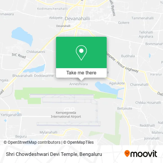 Shri Chowdeshwari Devi Temple map