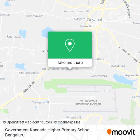 Government Kannada Higher Primary School map