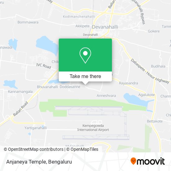 Anjaneya Temple map