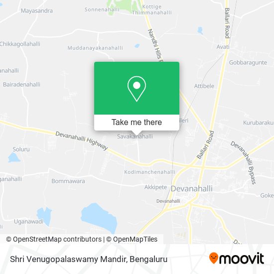 Shri Venugopalaswamy Mandir map