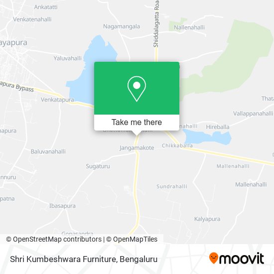 Shri Kumbeshwara Furniture map