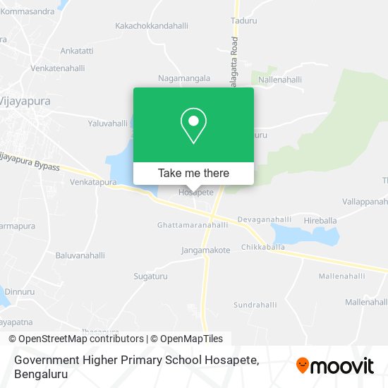 Government Higher Primary School Hosapete map