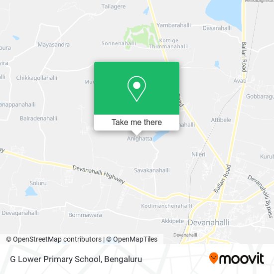G Lower Primary School map