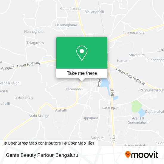 Gents Beauty Parlour map