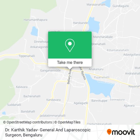 Dr. Karthik Yadav- General And Laparoscopic Surgeon map